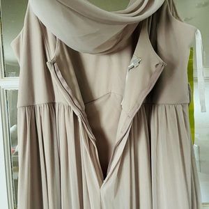 David's Bridal bridesmaids dress.